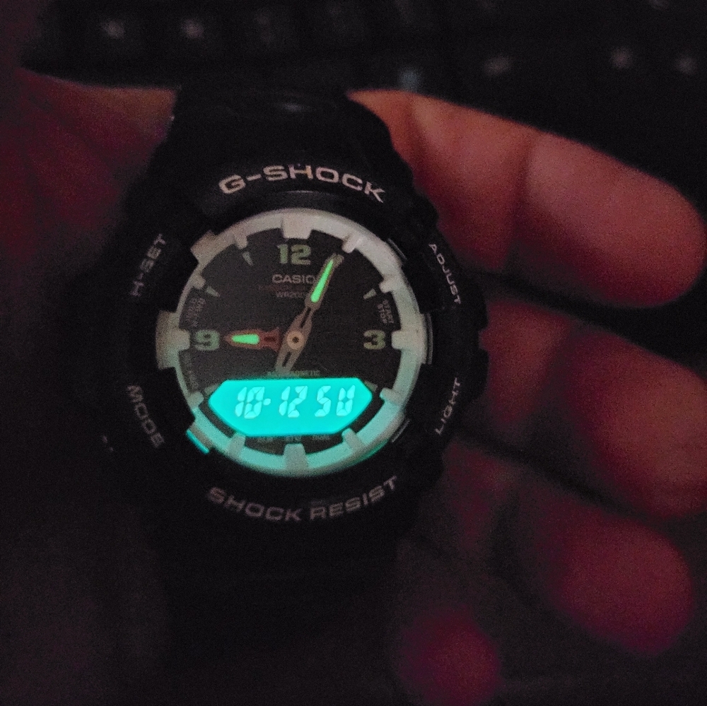 G-SHOCK WATCH G-100 WHITE / BLACK - Picture 6 of 8